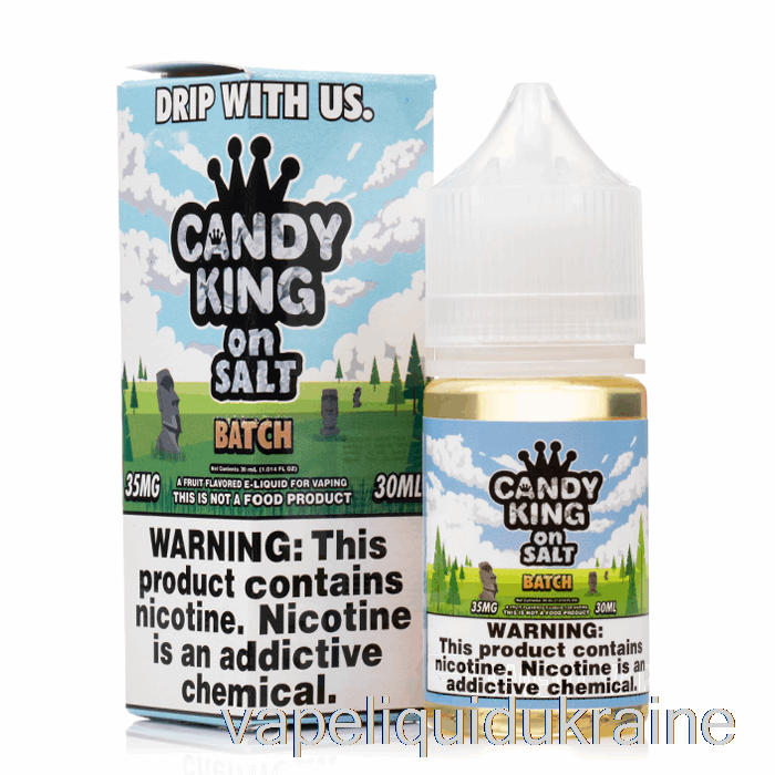 Vape Liquid Ukraine Batch - Candy King On Salt - 30mL 35mg